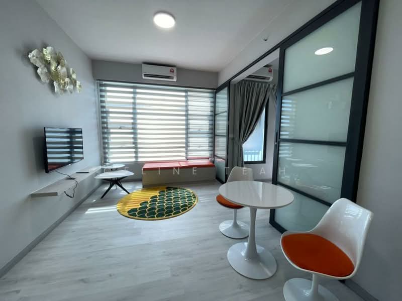 Servis Apartment untuk Disewa di Jesselton Quay CityPads - Celine Teah - Living Room - PropertyGuru.com.my