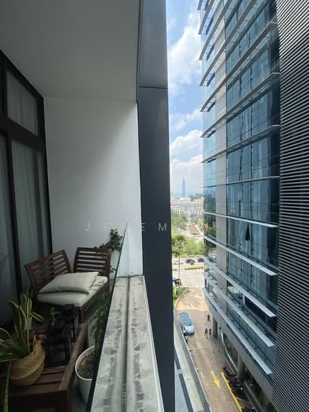 Service Residence for Sale at Clearwater Residences - Jeremy . - Balcony - PropertyGuru.com.my