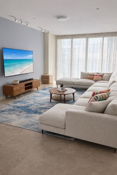 Condominium for Sale at One Menerung - Gwen Delhumeau - Living Room - PropertyGuru.com.my