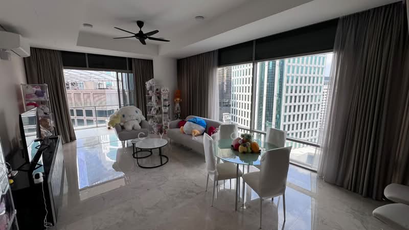 Service Residence for Sale at Pavilion Residences - CY Khoo - Living Room - PropertyGuru.com.my