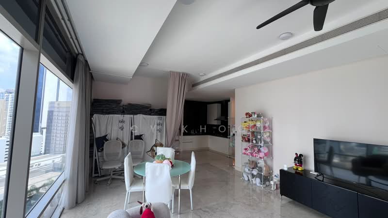 Service Residence for Sale at Pavilion Residences - CY Khoo - Living Room - PropertyGuru.com.my