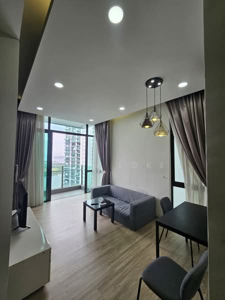 Service Residence for Sale at Wave @ Marina Cove - Linn Loke - Living Room - PropertyGuru.com.my