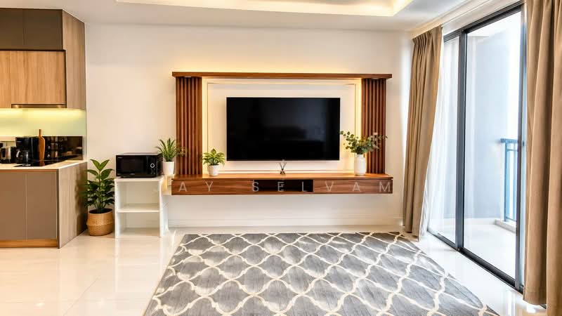 Service Residence for Rent at Residensi 38 Bangsar - Jay Selvam - Living Room - PropertyGuru.com.my