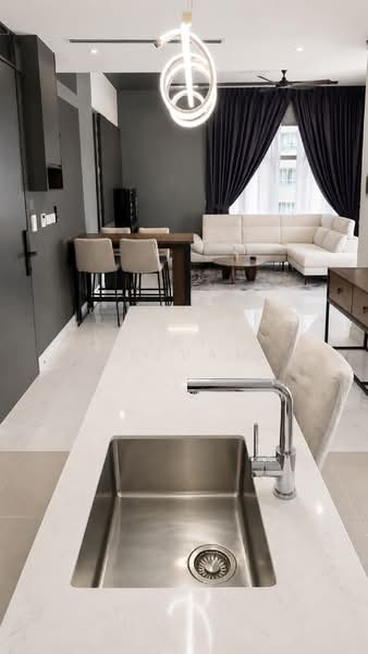 Servis Apartment untuk Disewa di Residensi 38 Bangsar - Jay Selvam - Living Room - PropertyGuru.com.my
