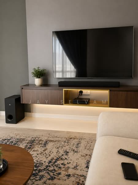 Servis Apartment untuk Disewa di Residensi 38 Bangsar - Jay Selvam - Living Room - PropertyGuru.com.my