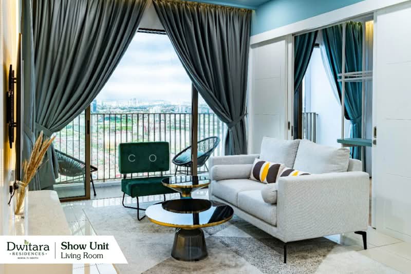 Condominium for Sale at Dwitara Residences - Elcoln Leong - Living Room - PropertyGuru.com.my