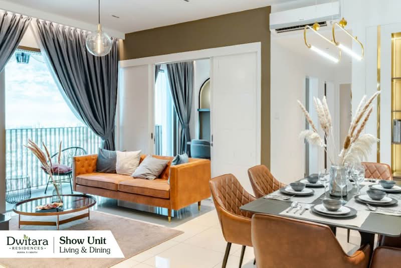 Condominium for Sale at Dwitara Residences - Elcoln Leong - Living Room - PropertyGuru.com.my