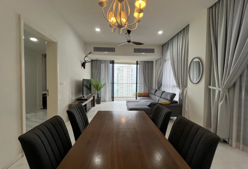 Kondominium untuk Disewa di Setia V Residences - Angeline Beh - Living Room - PropertyGuru.com.my