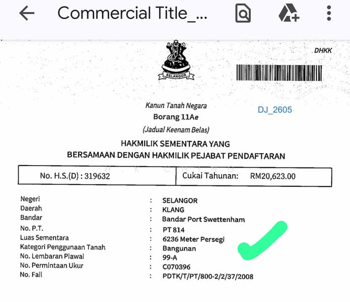 Tanah Komersial untuk Dijual di Bandar Sultan Suleiman (Port Klang (Pelabuhan Klang)) - H.K Ching - PropertyGuru.com.my
