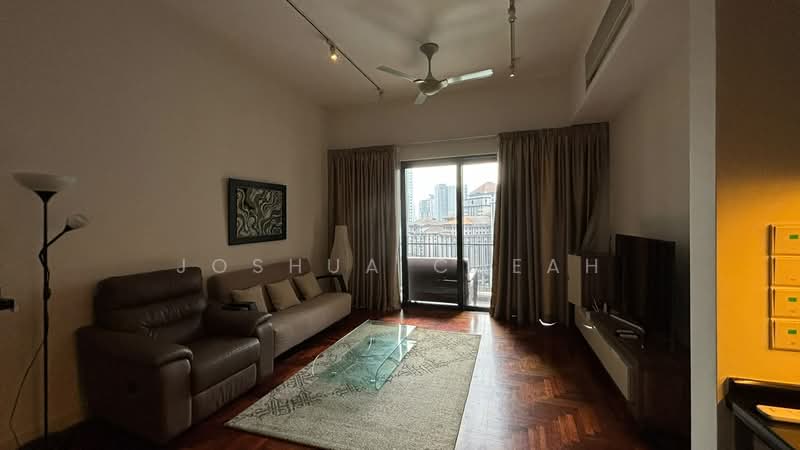 Service Residence for Sale at The Mews - Joshua Cheah - Living Room - PropertyGuru.com.my