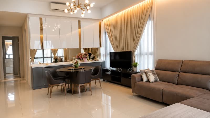 Service Residence for Rent at Tropicana Gardens - Ray Soo - Living Room - PropertyGuru.com.my