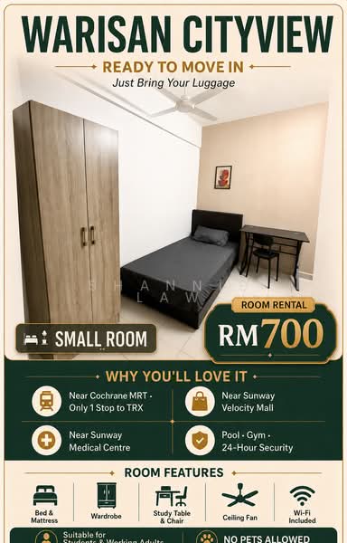 Condominium for Rent at Warisan City View - Shannie Law - Bedroom - PropertyGuru.com.my