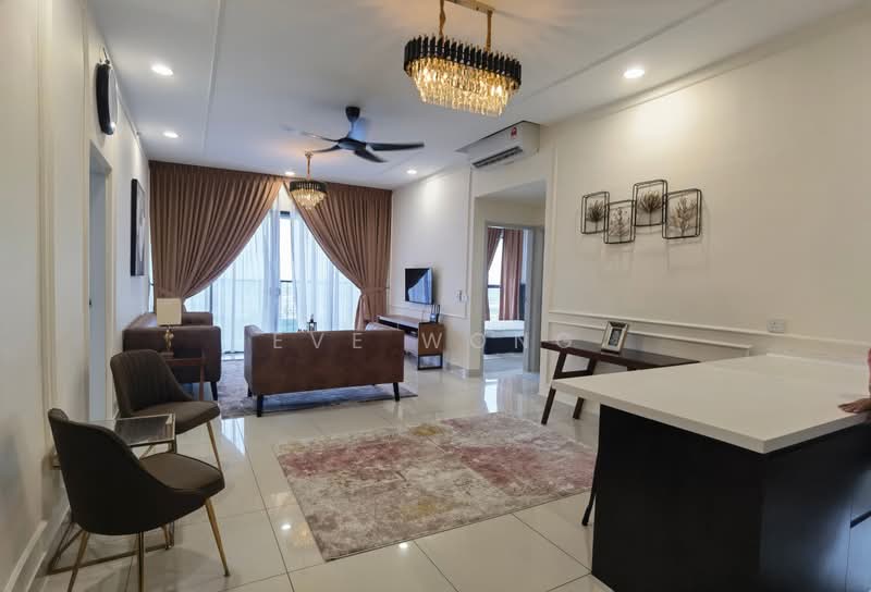 Service Residence for Rent at Setia City Residences - Eve Wong - Living Room - PropertyGuru.com.my