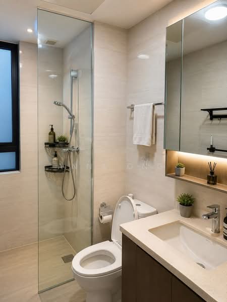 Servis Apartment untuk Disewa di Baron Residence @ Lake City - Anna Ong - Bathroom - PropertyGuru.com.my