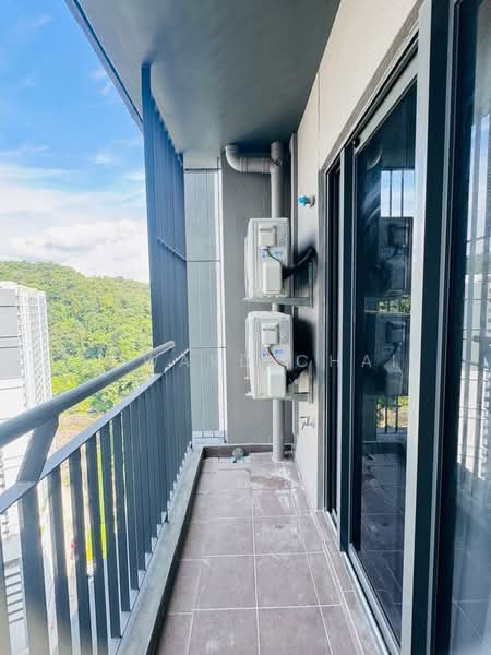Servis Apartment untuk Disewa di D'Quince Residences - Edward Chai - Balcony - PropertyGuru.com.my