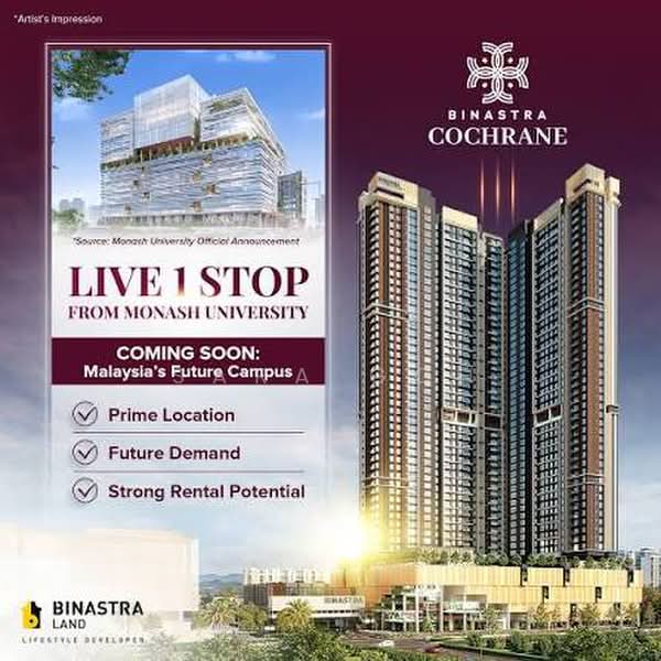 Servis Apartment untuk Dijual di Binastra Cochrane - Sara Goh - PropertyGuru.com.my