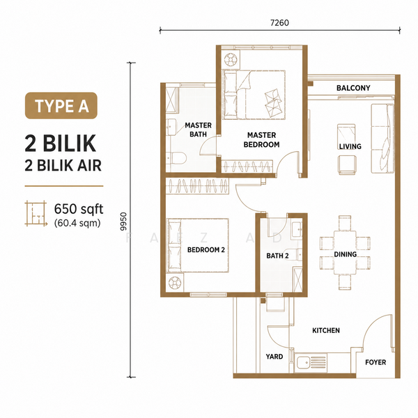 Service Residence for Sale at MH Platinum Residence - Faez Ad - PropertyGuru.com.my