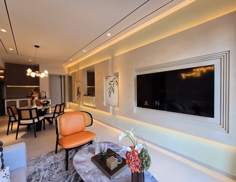 Servis Apartment untuk Dijual di Sunway Cochrane - Jacky Han - Living Room - PropertyGuru.com.my