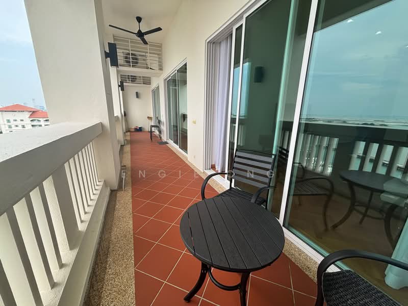 Service Residence for Rent at Straits Quay (The Suites at Waterside) - Engie Ong - Balcony - PropertyGuru.com.my