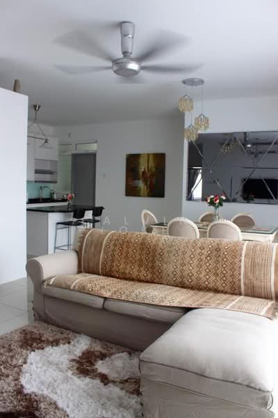 Kondominium untuk Disewa di Dwiputra Residences - Calvin Loke - Living Room - PropertyGuru.com.my