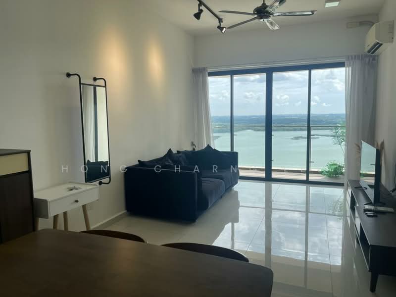 Kondominium untuk Disewa di Amberside @ Country Garden Danga Bay - Hong Charng Lee - Living Room - PropertyGuru.com.my