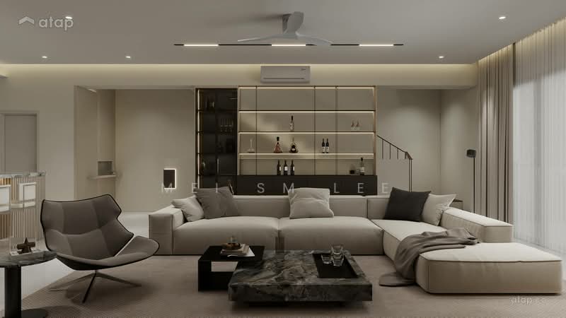 Rumah Banglo untuk Dijual di Bandar Sungai Long (Selangor) - Mei SM Lee - Twin Palms, Sungai Long Living Room - PropertyGuru.com.my