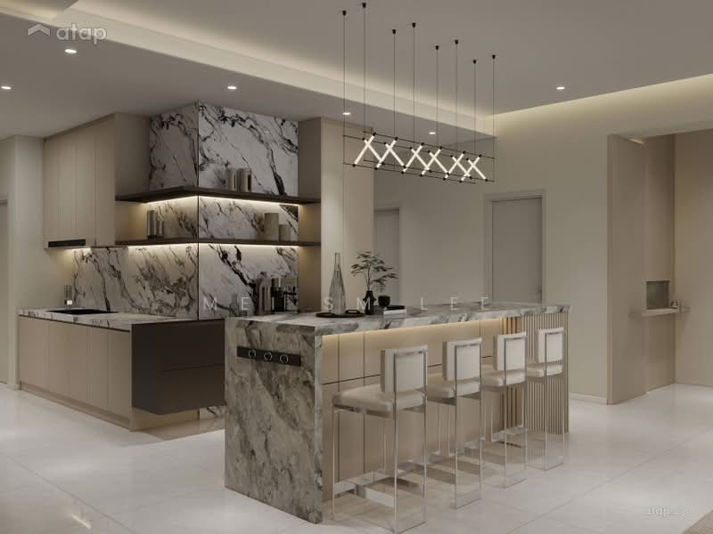 Rumah Banglo untuk Dijual di Bandar Sungai Long (Selangor) - Mei SM Lee - Twin Palms, Sungai Long Kitchen - PropertyGuru.com.my
