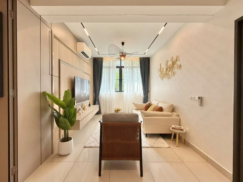 Rumah Berkembar untuk Dijual di Sungai Ara (Penang) - Rain Yu - Upstair Living Room - PropertyGuru.com.my