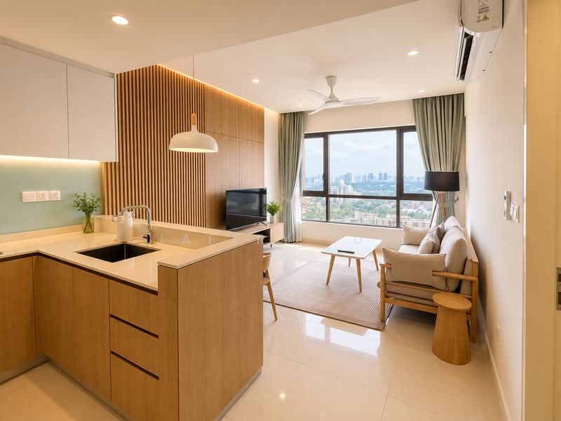 Servis Apartment untuk Disewa di Mitsui Serviced Suites - Jaffry Tue - Living Room - PropertyGuru.com.my