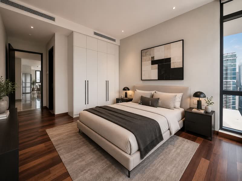 Service Residence for Sale at The Manor - Lucas Sit - Bedroom - PropertyGuru.com.my
