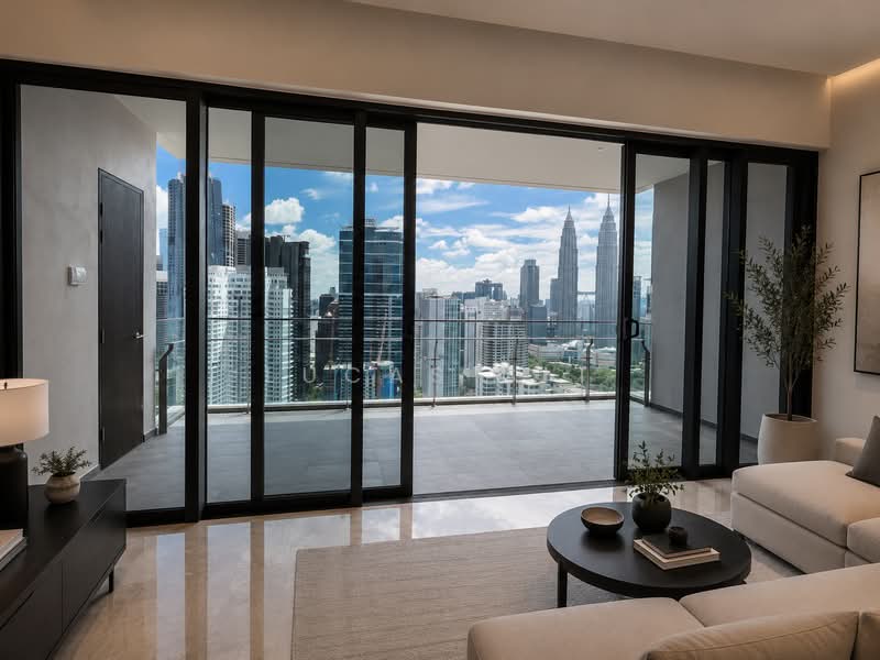 Service Residence for Sale at The Manor - Lucas Sit - Living Room - PropertyGuru.com.my