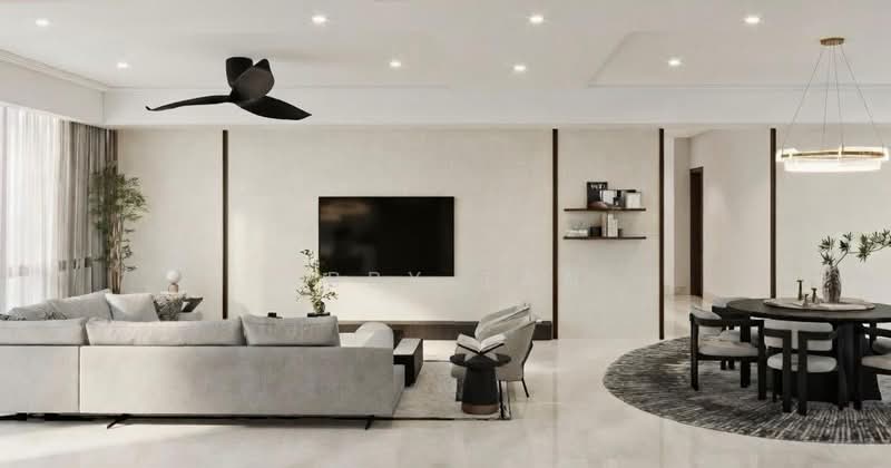 Service Residence for Rent at Crown Residences @ Pavilion Damansara Heights - Abby Tan - Living Room - PropertyGuru.com.my