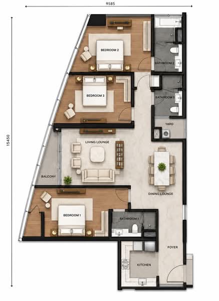 Service Residence for Sale at Eaton Residence - Norlela . - PropertyGuru.com.my