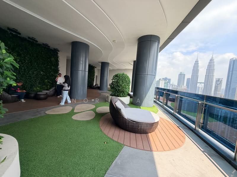 Service Residence for Sale at Eaton Residence - Norlela . - Balcony - PropertyGuru.com.my
