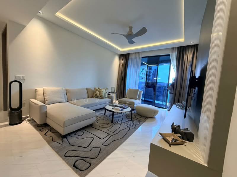 Service Residence for Sale at Eaton Residence - Norlela . - Living Room - PropertyGuru.com.my