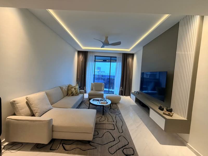 Service Residence for Sale at Eaton Residence - Norlela . - Living Room - PropertyGuru.com.my