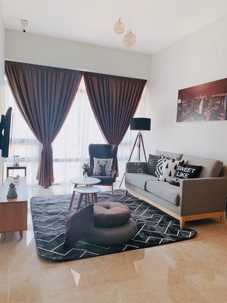 Servis Apartment untuk Disewa di Anggun Residences - Pauline Chong - Living Room - PropertyGuru.com.my