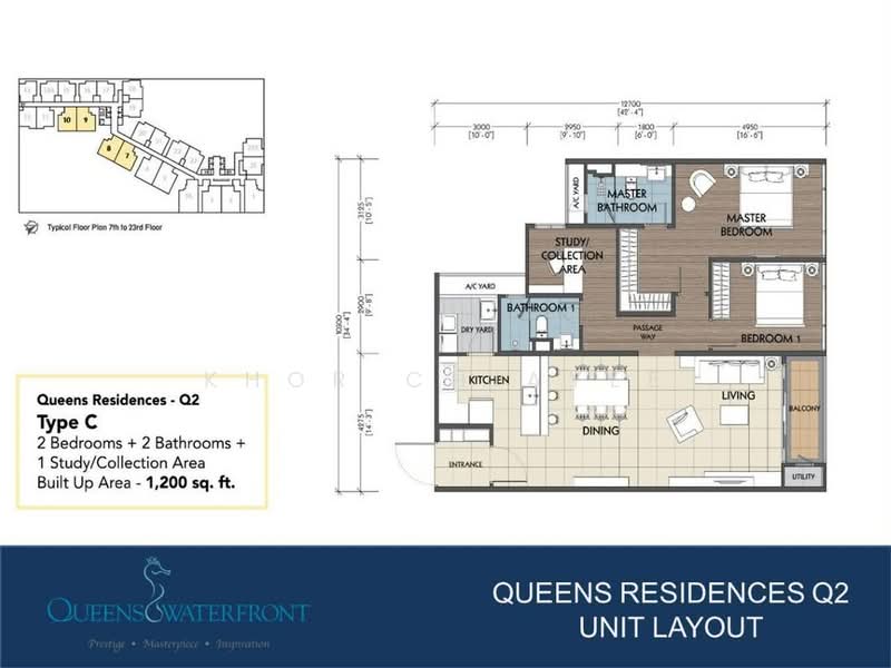 Condominium for Sale at Queens Residences Q2 @ Queens Waterfront - Khor Chiayee - PropertyGuru.com.my