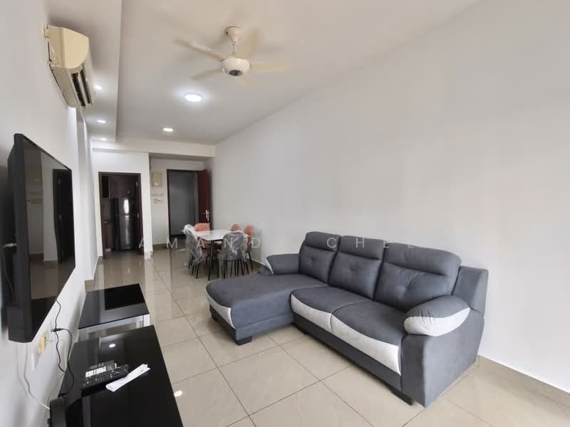 Servis Apartment untuk Disewa di D'Secret Garden (Pangsapuri Kempas Indah) - Amanda Chee - Living Room - PropertyGuru.com.my