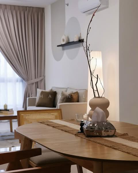 Kediaman Servis untuk Disewa di D'Quince Residences - Shawn Loh - Living Room - PropertyGuru.com.my