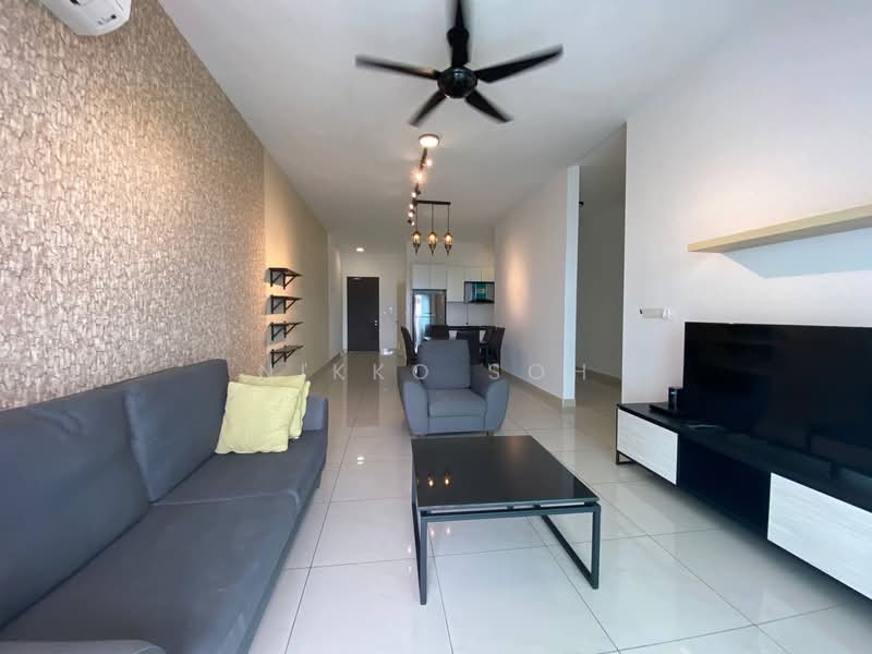 Service Residence for Rent at Pinnacle Tower - Nikko Soh - Living Room - PropertyGuru.com.my
