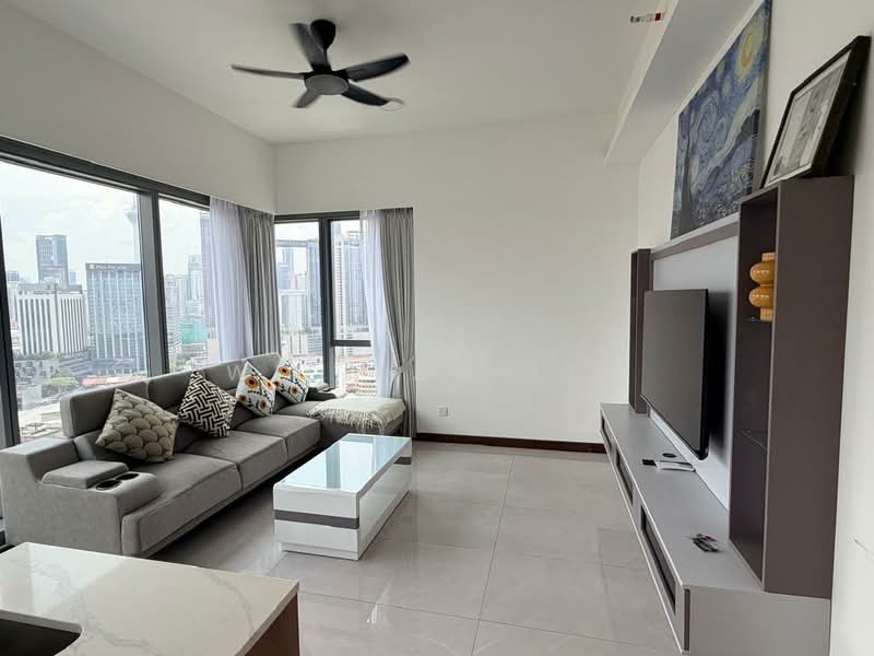 Servis Apartment untuk Disewa di Core Residence @ TRX - William Lim - Living Room - PropertyGuru.com.my