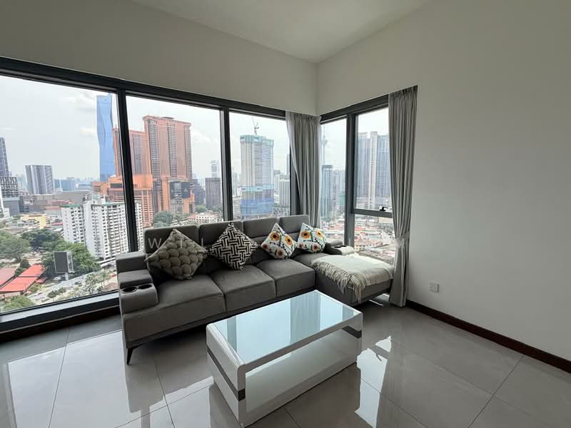Servis Apartment untuk Disewa di Core Residence @ TRX - William Lim - Living Room - PropertyGuru.com.my