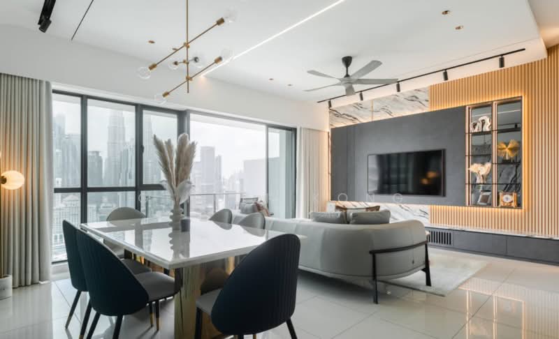 Servis Apartment untuk Dijual di Lofthill Residence - Ginger Kong - Living Room - PropertyGuru.com.my