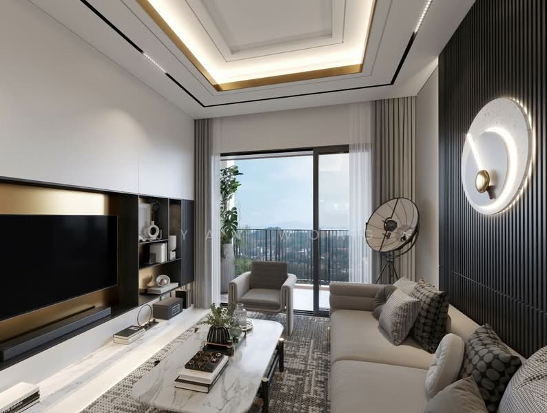 Service Residence for Sale at Quaver Residence - Jyan Wong - Living Room - PropertyGuru.com.my