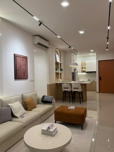 Service Residence for Sale at Gaya Residency - KH Tan - Living Room - PropertyGuru.com.my