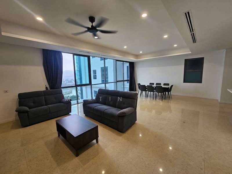 Kondominium untuk Disewa di Capella Embassy (D'Rapport Residences) - Martin Lee - Living Room - PropertyGuru.com.my