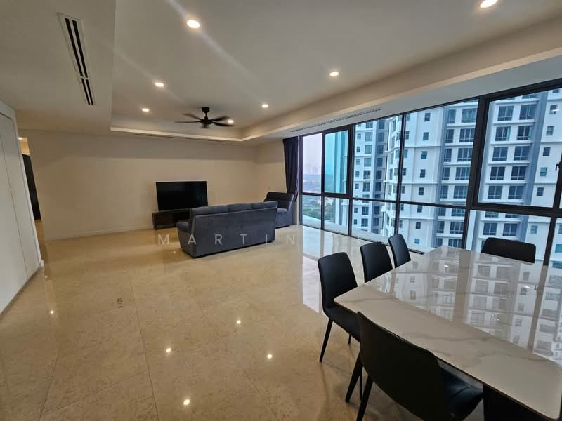 Kondominium untuk Disewa di Capella Embassy (D'Rapport Residences) - Martin Lee - Living Room - PropertyGuru.com.my