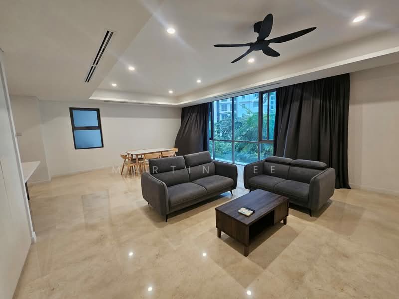 Kondominium untuk Disewa di Cappella Embassy - Martin Lee - Living Room - PropertyGuru.com.my