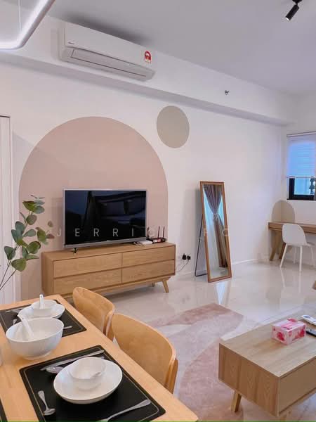 Servis Apartment untuk Dijual di Chambers - Jerrick Foo - Living Room - PropertyGuru.com.my